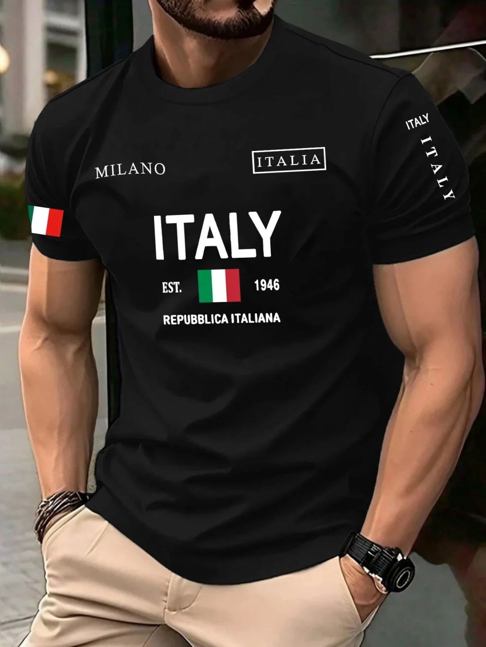 European and American men's su - Street Fashion Milan avis et prix