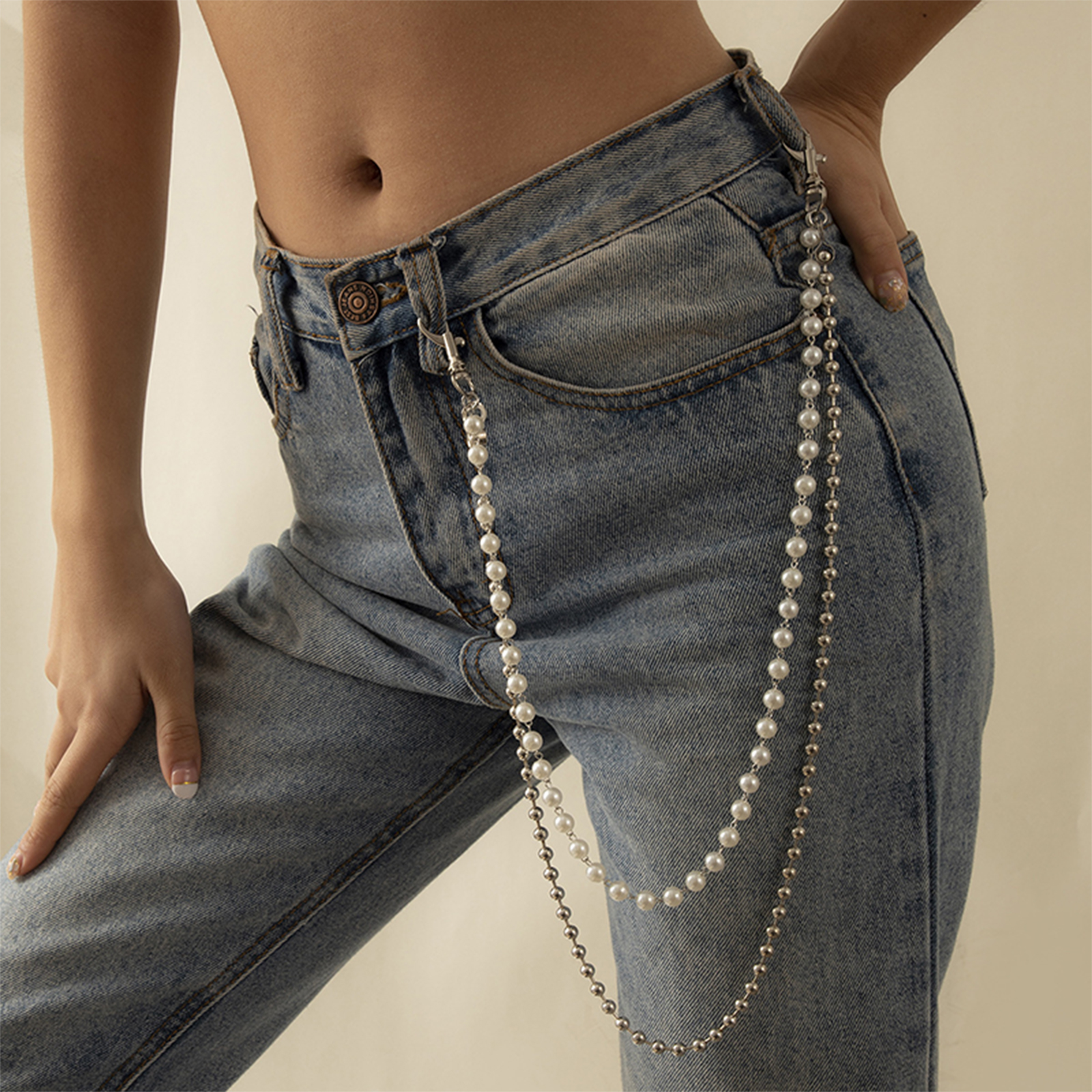 Simple Waist Chain For Women T - Street Fashion Jeans Women avis et prix
