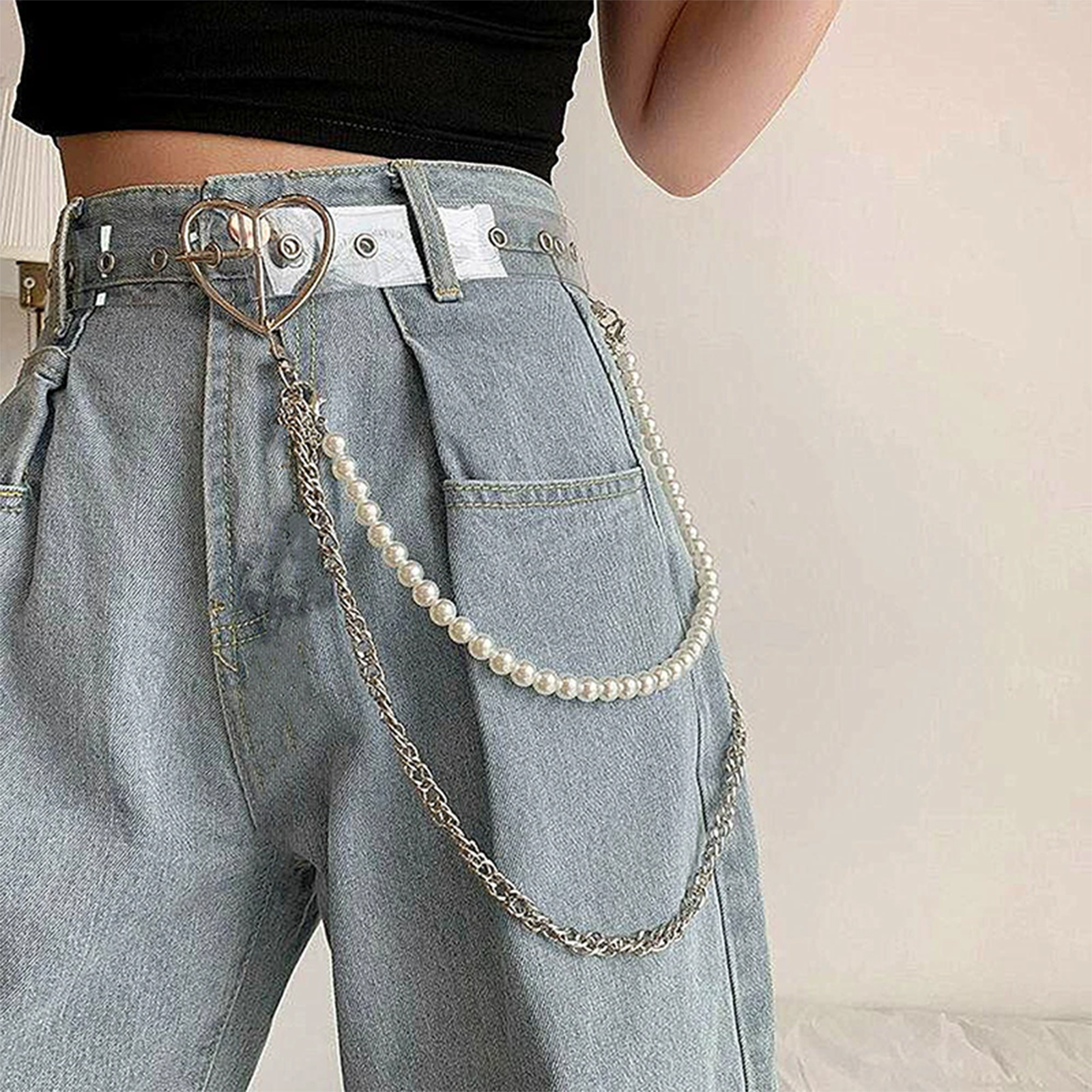 Simple Waist Chain For Women T - Street Fashion Jeans Women avis et prix