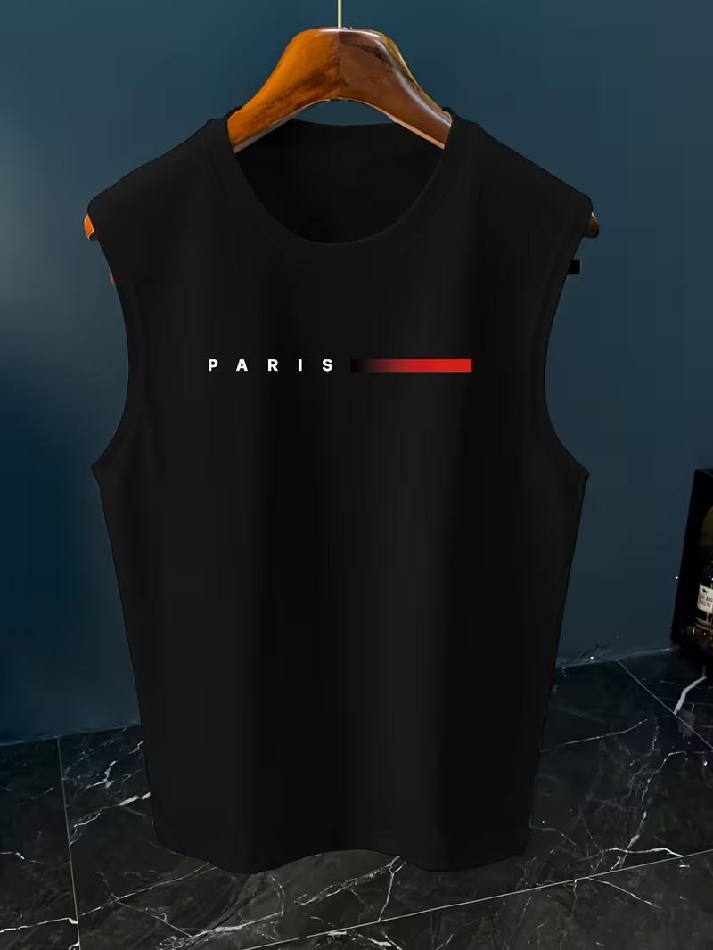Mens Minimalist Paris Letter P - Street Fashion Paris avis et prix