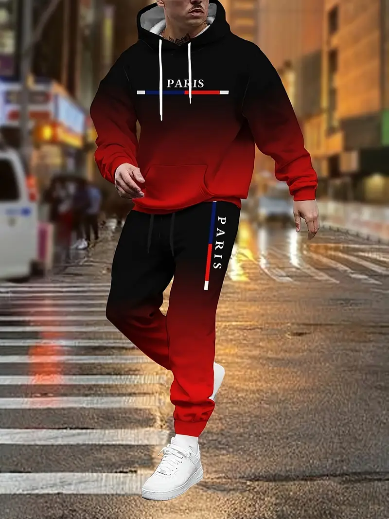 Gradient Color Paris Tracksuit - Street Fashion Paris avis et prix