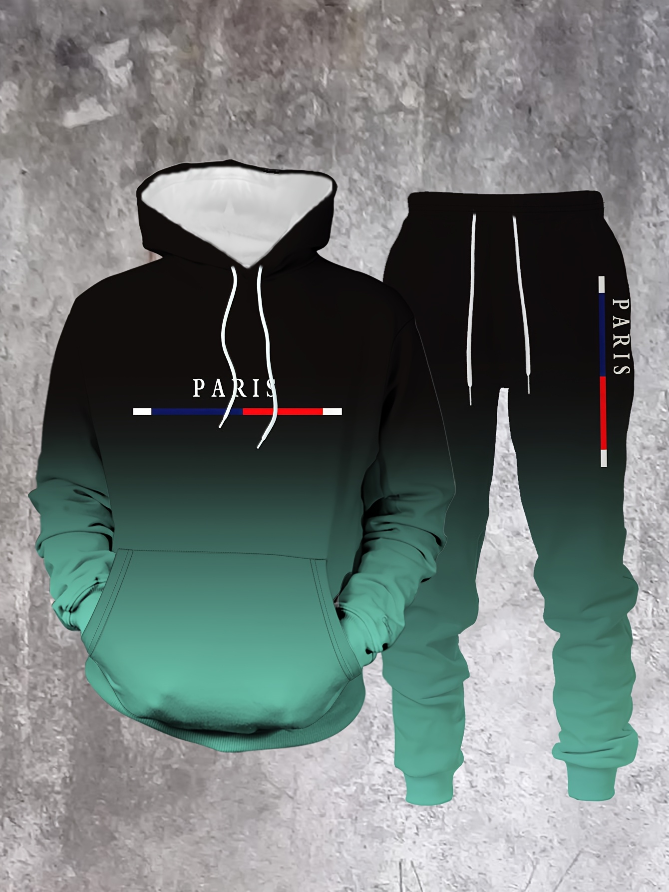 Gradient Color Paris Tracksuit - Street Fashion Paris avis et prix