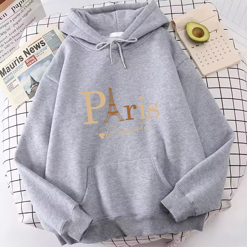 Fashion Paris Letter Print Hoo - Street Fashion Paris avis et prix