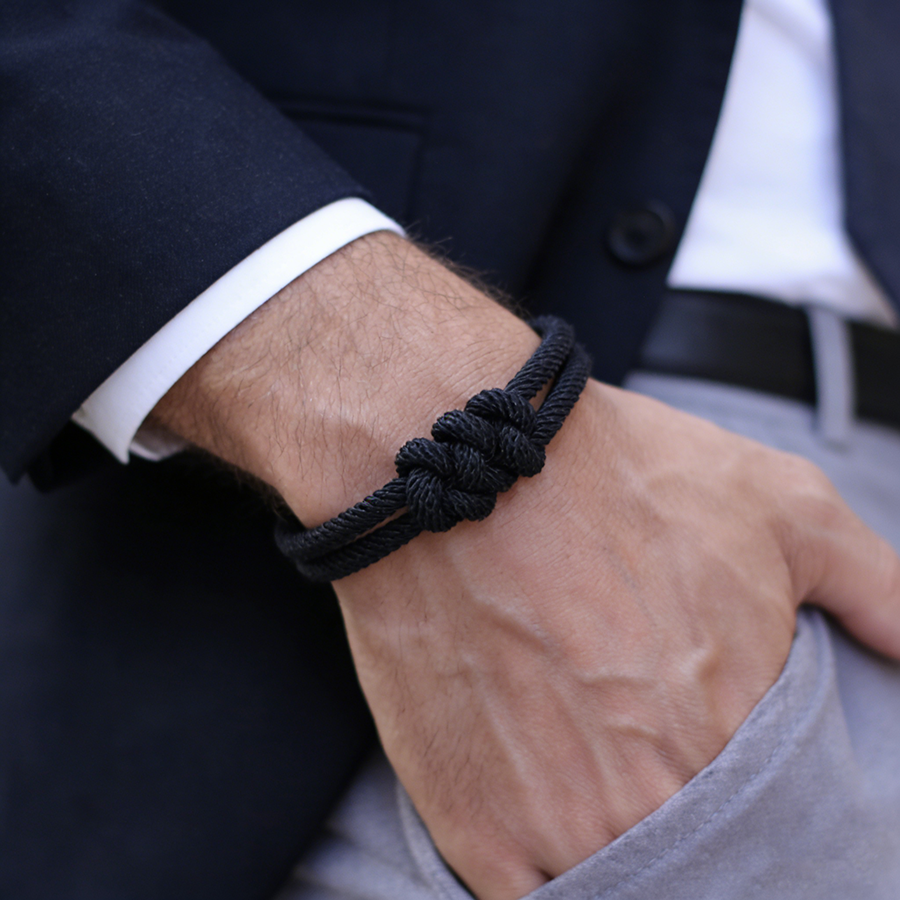 Stylish Men Rope Bracelet High - Street Fashion Milan avis et prix