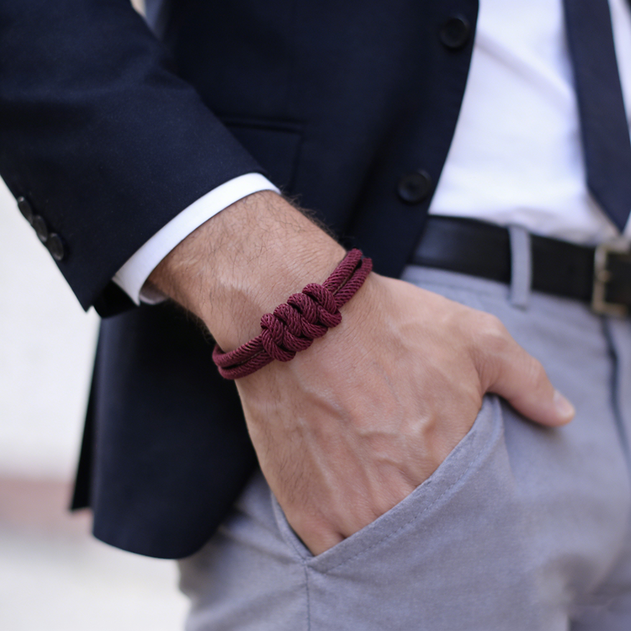 Stylish Men Rope Bracelet High - Street Fashion Milan avis et prix