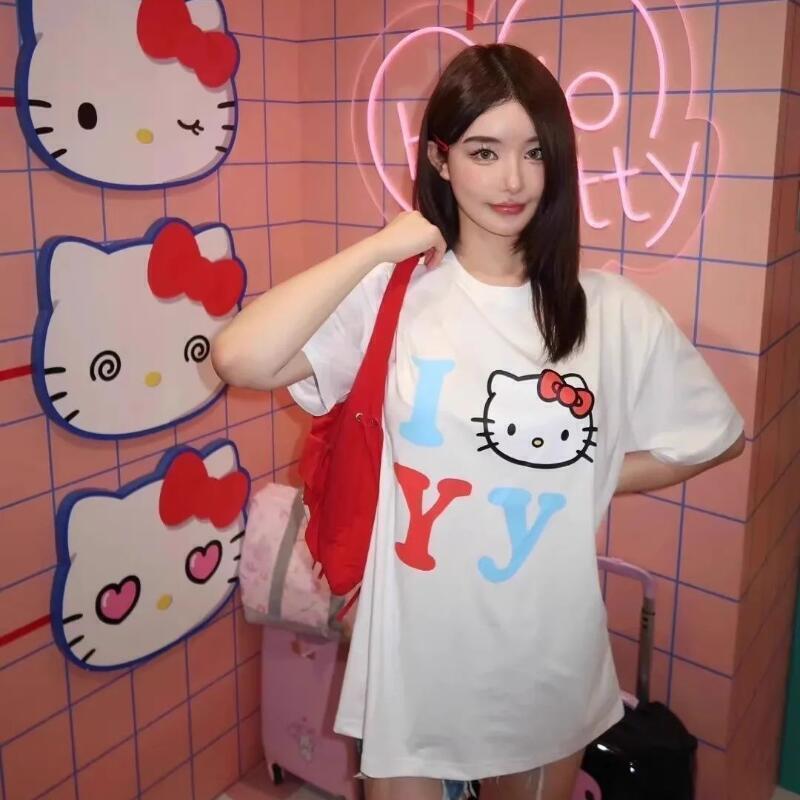 Short-Sleeved Sanrio Summer Pu - Street Fashion Tshirt avis et prix