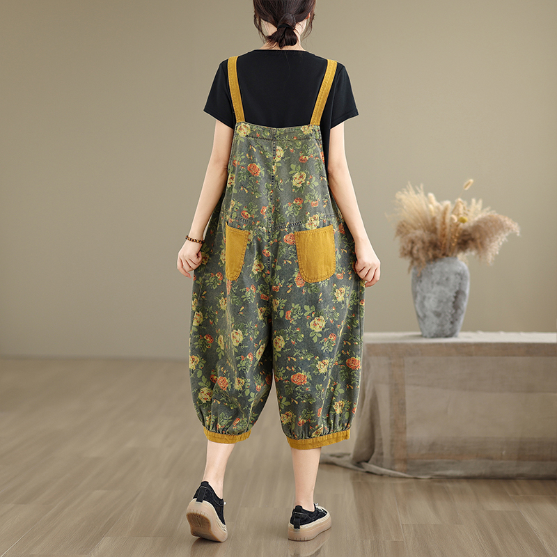 Fashion Print Floral Y2K Denim - Street Fashion Jeans Women avis et prix