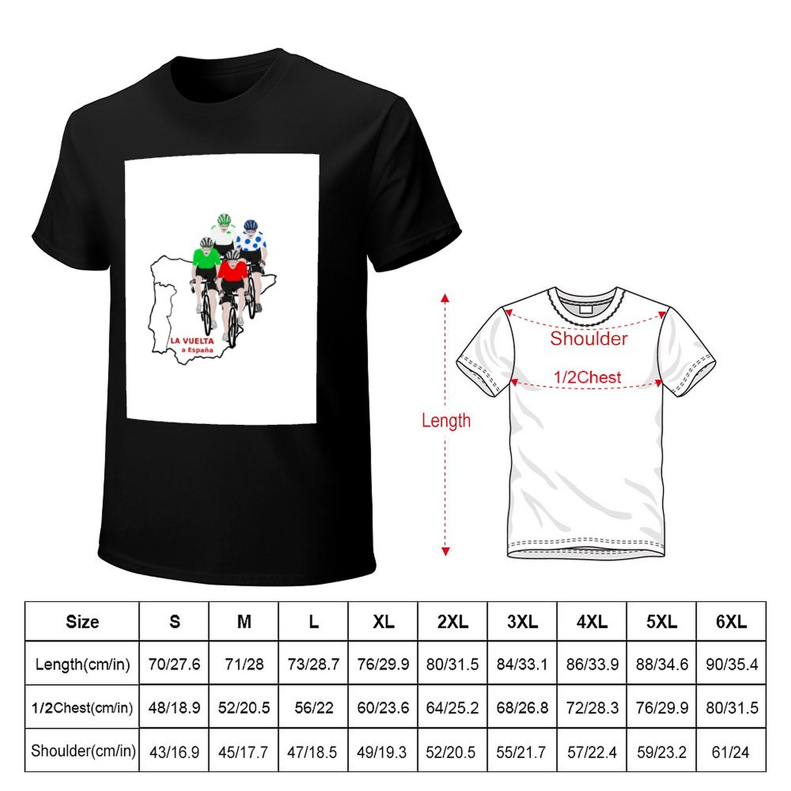 La Vuelta Spain T-Shirt Street - Street Fashion In Spain avis et prix