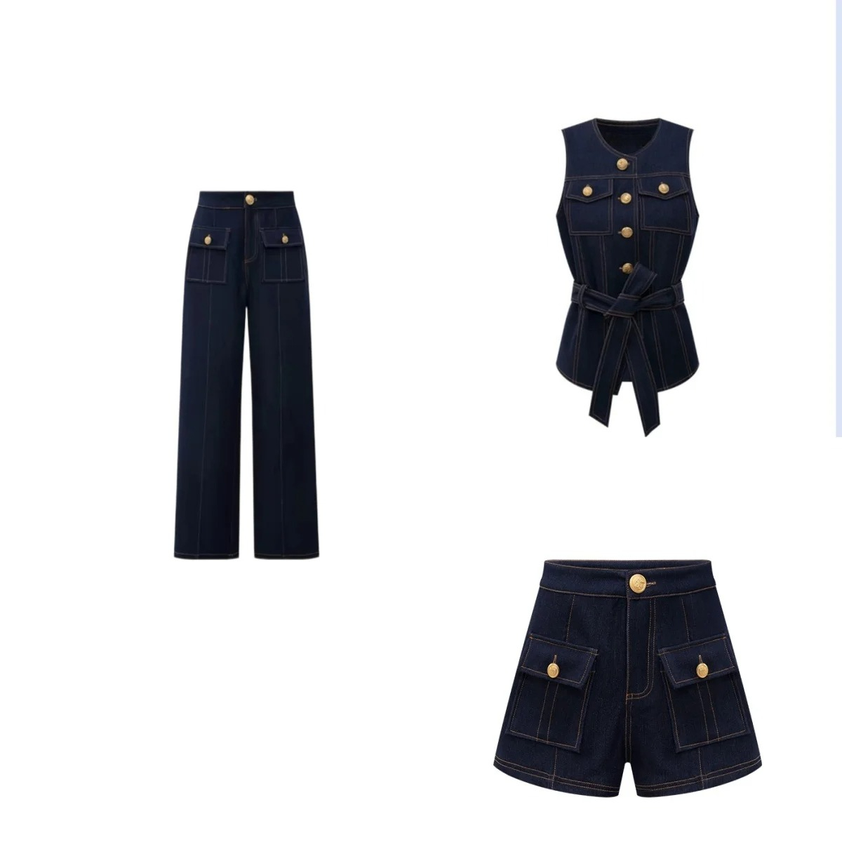 Y2K 2026 new button retro jean - Street Fashion Jeans Women avis et prix