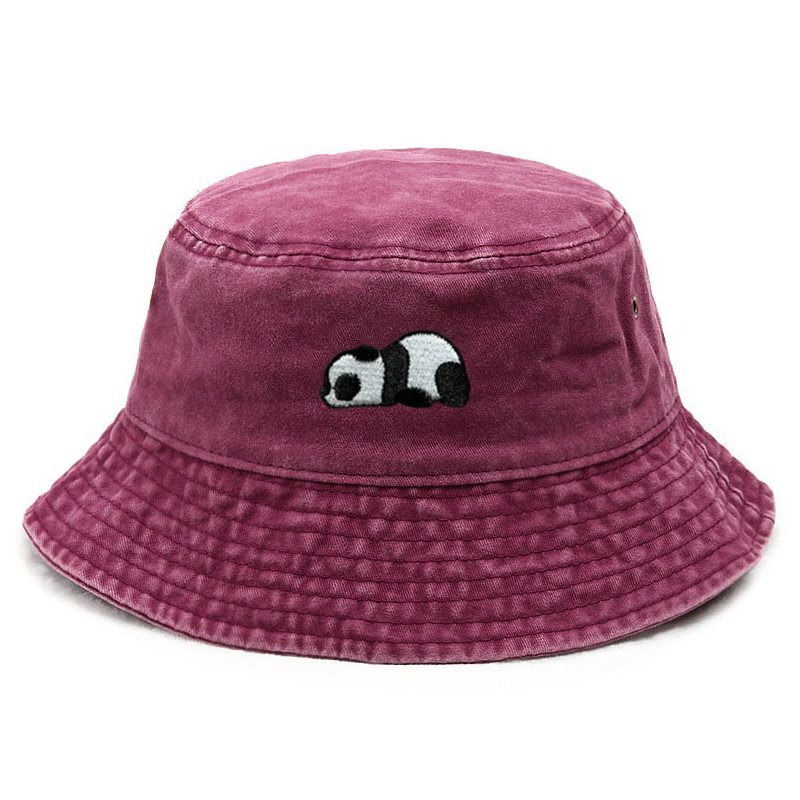 Washed Cotton Bucket Hat for M - Bucket Hat Embroidered avis et prix