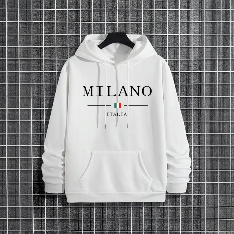 Italy Milan Fashion Men's Hood - Street Fashion Milan avis et prix