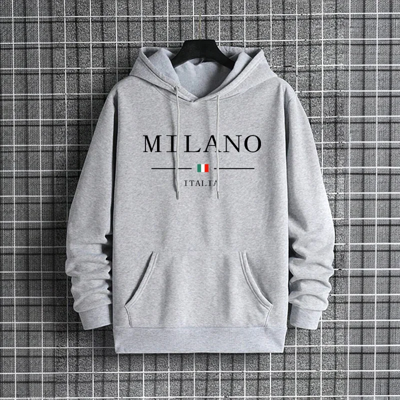 Italy Milan Fashion Men's Hood - Street Fashion Milan avis et prix