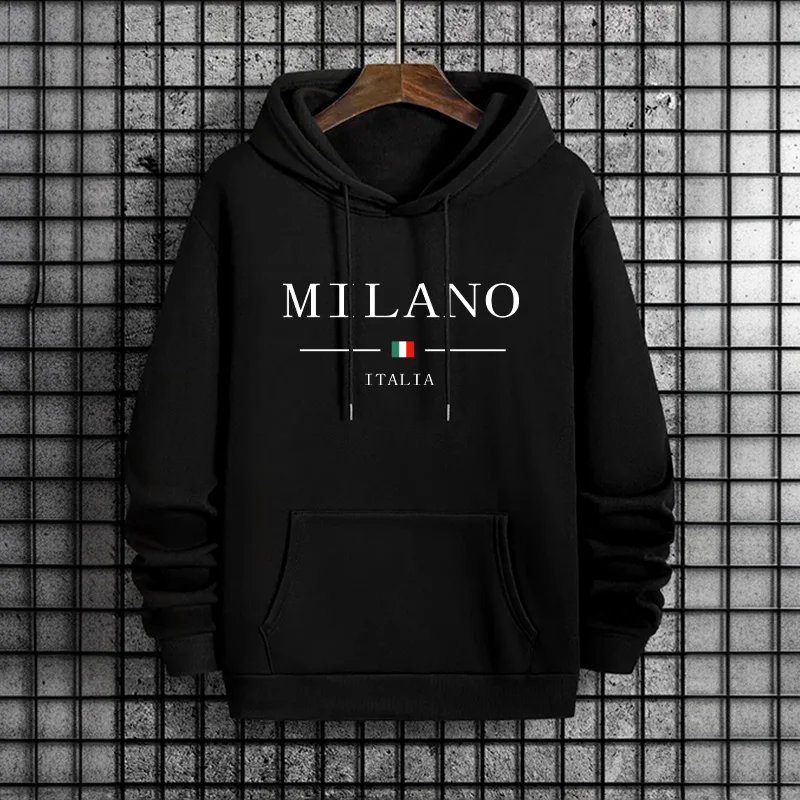 Italy Milan Fashion Men's Hood - Street Fashion Milan avis et prix