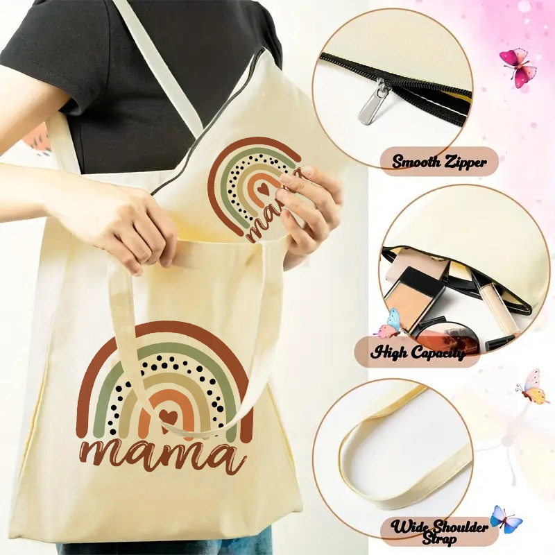 Mama Printed Shoulder Bag, Reu - Tote Bag Canvas Print avis et prix