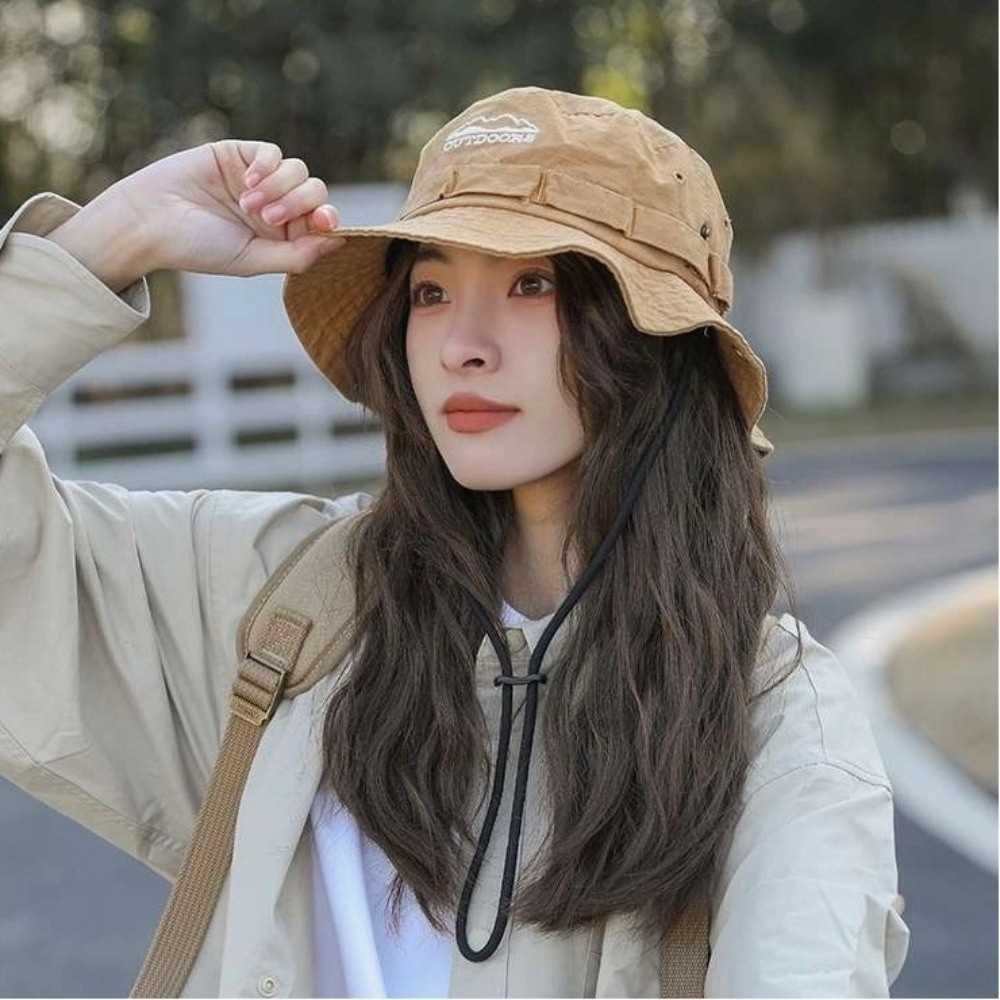 Camping Mountain Climbing Hat  - Bucket Hat Embroidered avis et prix