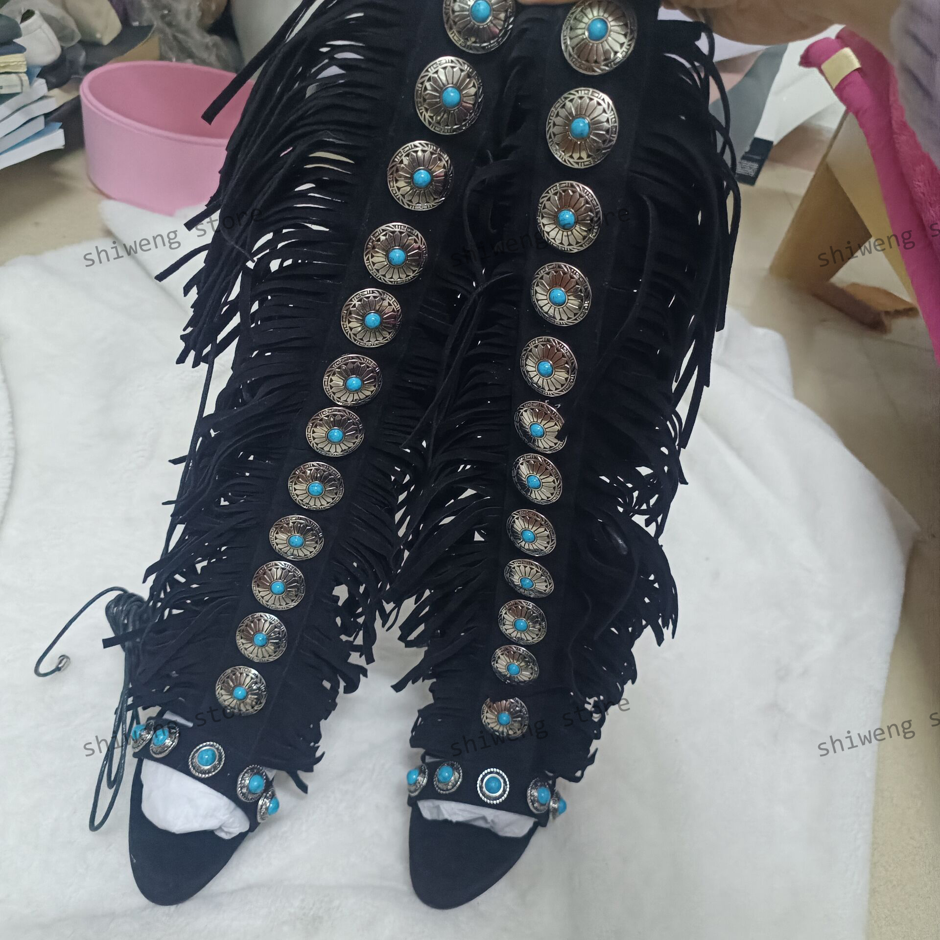 Sexy Open Toe Ladies Tassel Ge - Street Fashion Luxury avis et prix