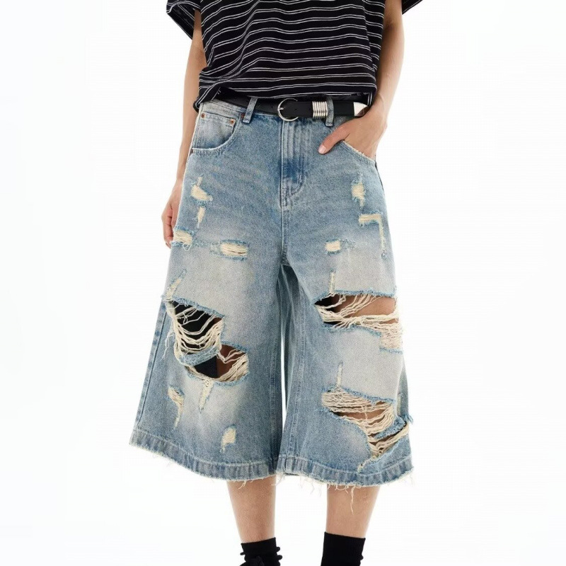 New Men Vintage Ripped Baggy S - Street Fashion Jeans Women avis et prix