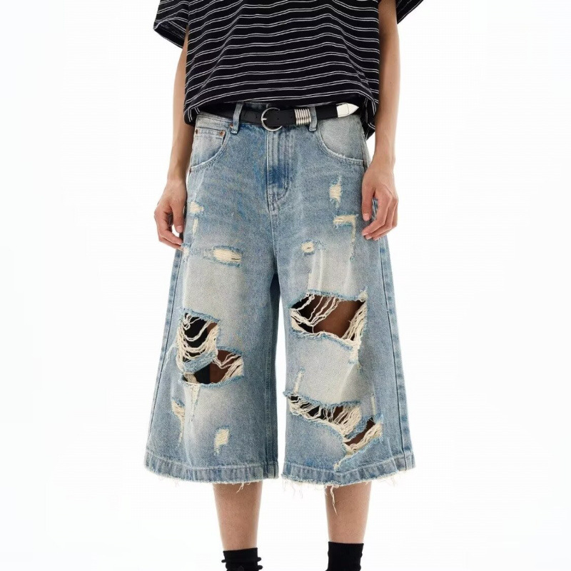 New Men Vintage Ripped Baggy S - Street Fashion Jeans Women avis et prix