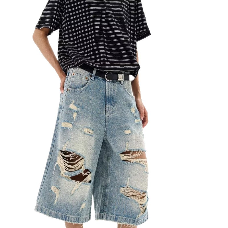 New Men Vintage Ripped Baggy S - Street Fashion Jeans Women avis et prix