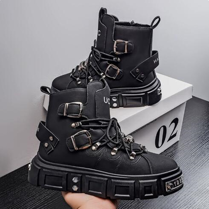 Fashion Rivet Black High top S - Street Fashion Luxury avis et prix