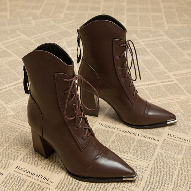 Women's Ankle Boots Fashion Po - Street Fashion Luxury avis et prix