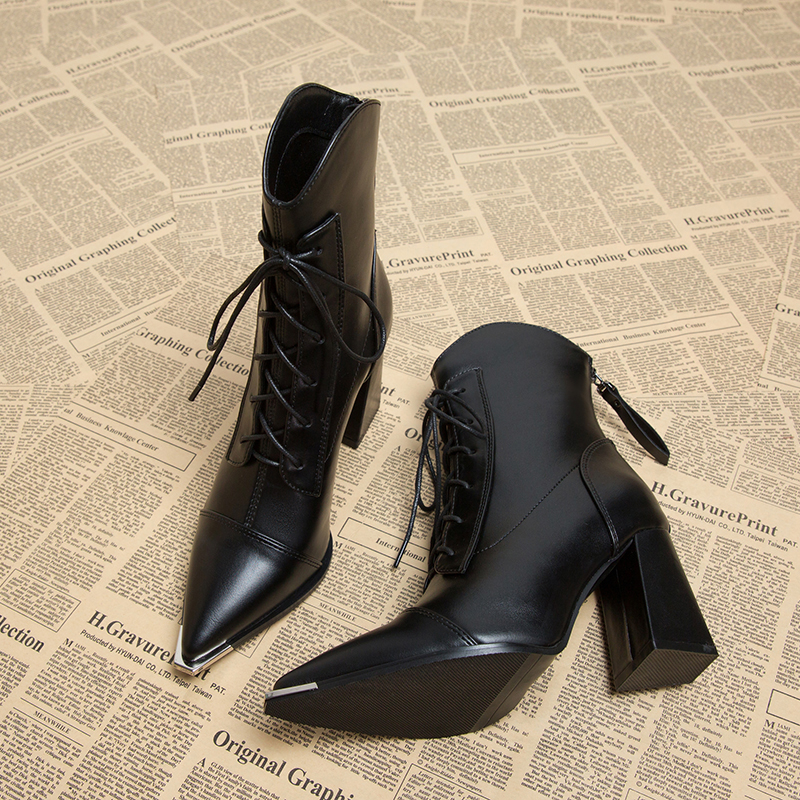 Women's Ankle Boots Fashion Po - Street Fashion Luxury avis et prix