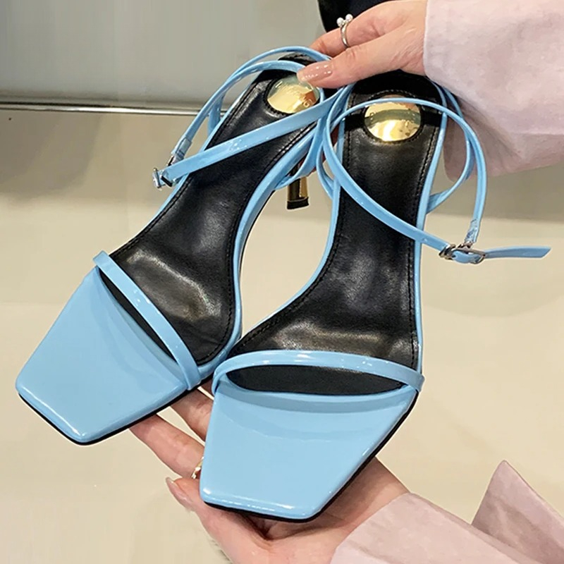 Luxury Metal Thin High Heels W - Street Fashion Luxury avis et prix
