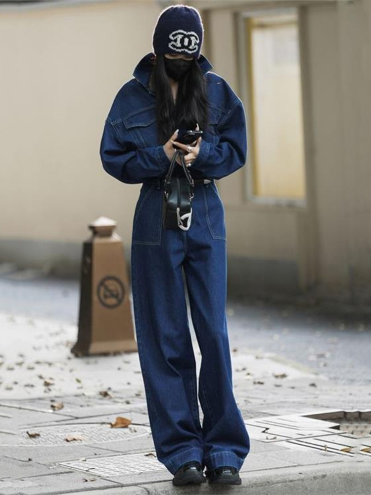 Street Denim Jeans Jumpsuit fo - Street Fashion Jeans Women avis et prix