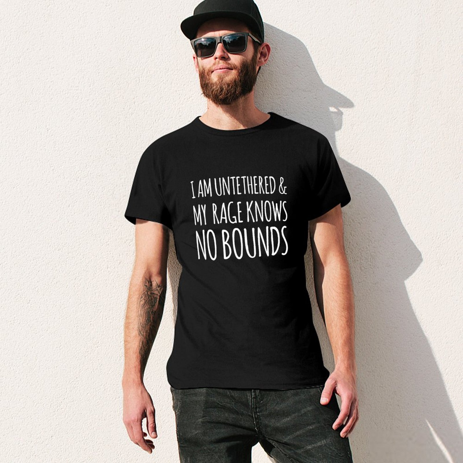 I am untethered and my rage kn - Street Fashion Quotes avis et prix