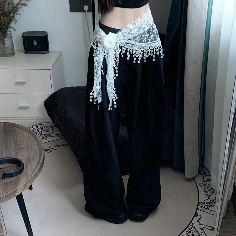 All-match Solid Color Tassel S - Street Fashion Dance avis et prix